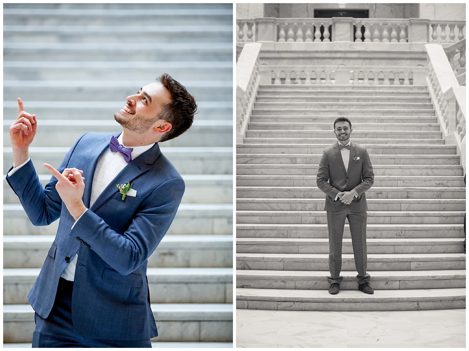 Thiago and Ana married at the Utah State Capital Building- Utah Wedding Photographer Sarah Galli