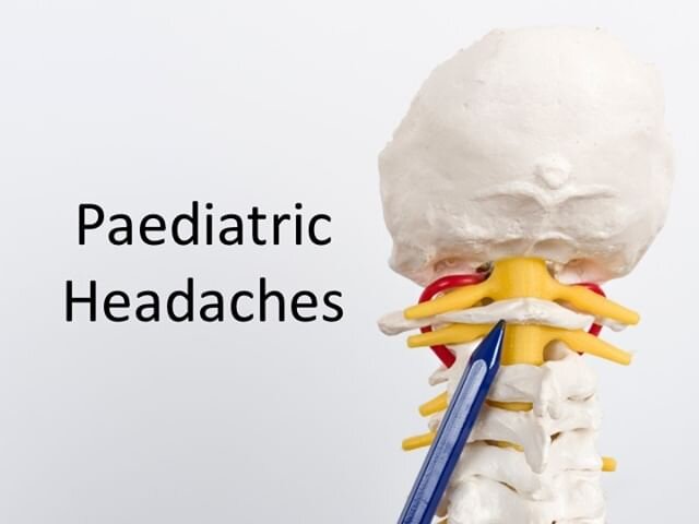 Paediatric headache is an increasingly reported phenomenon and there is evidence of impaired function of the upper cervical spine in children👶🏽🧒 with cervicogenic headaches🤕. (1) &ldquo;Over 70% of all headaches arise from problems with the cervi