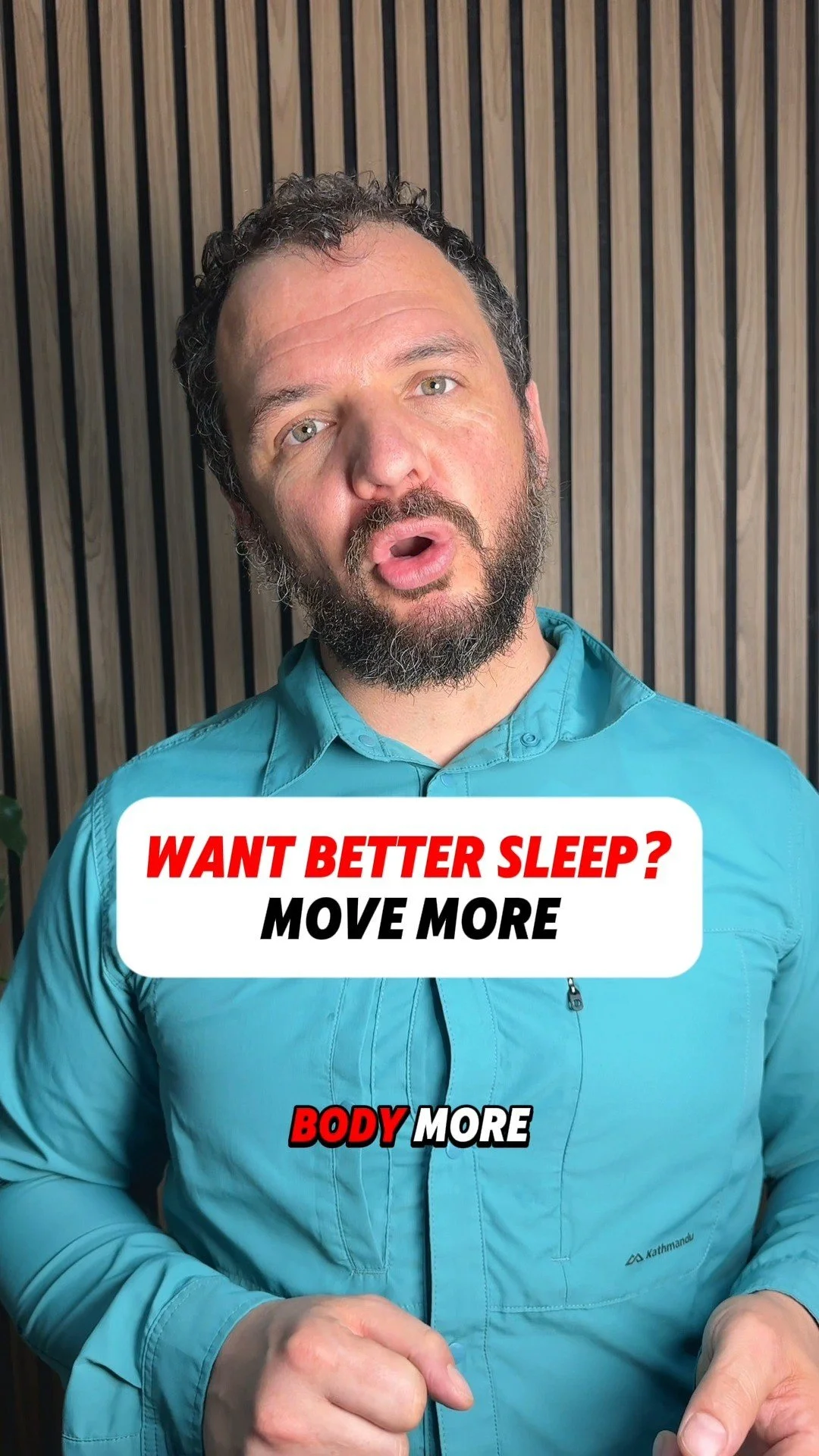 Want better sleep? Move more!
#sleep #chiropractor #hastings #bettersleep