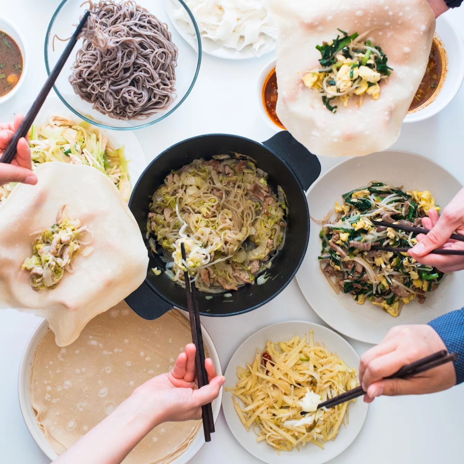 Our team lunch celebrated Mom's cooking