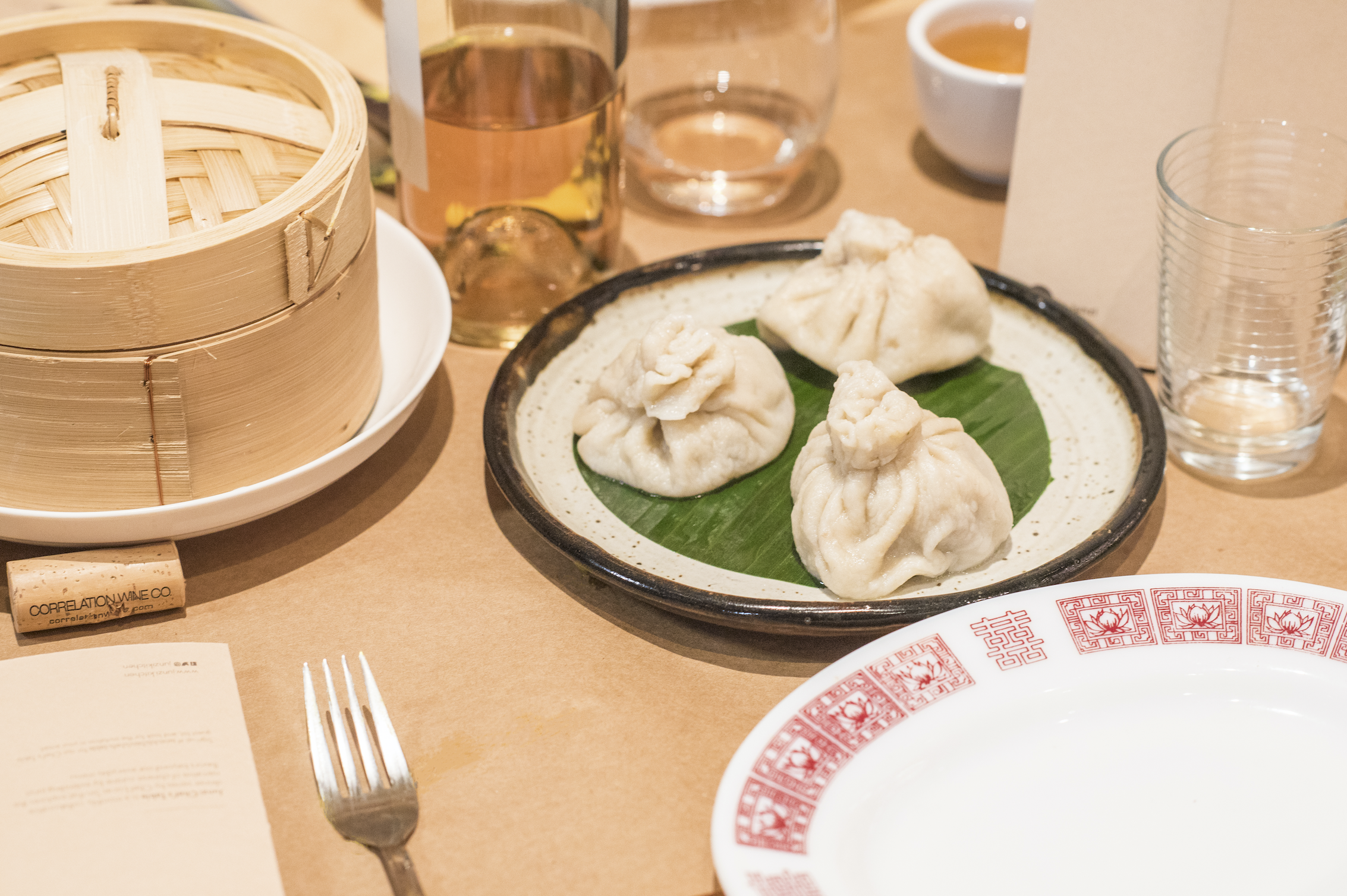 December : “Silk Road Dumplings” | Soup dumpling of lamb and pork belly spiced with coriander, caraway, parsley, dill, and mint