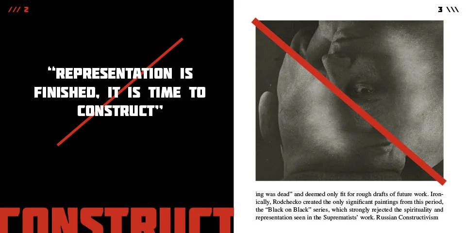 Russian Constructivism Brochure
