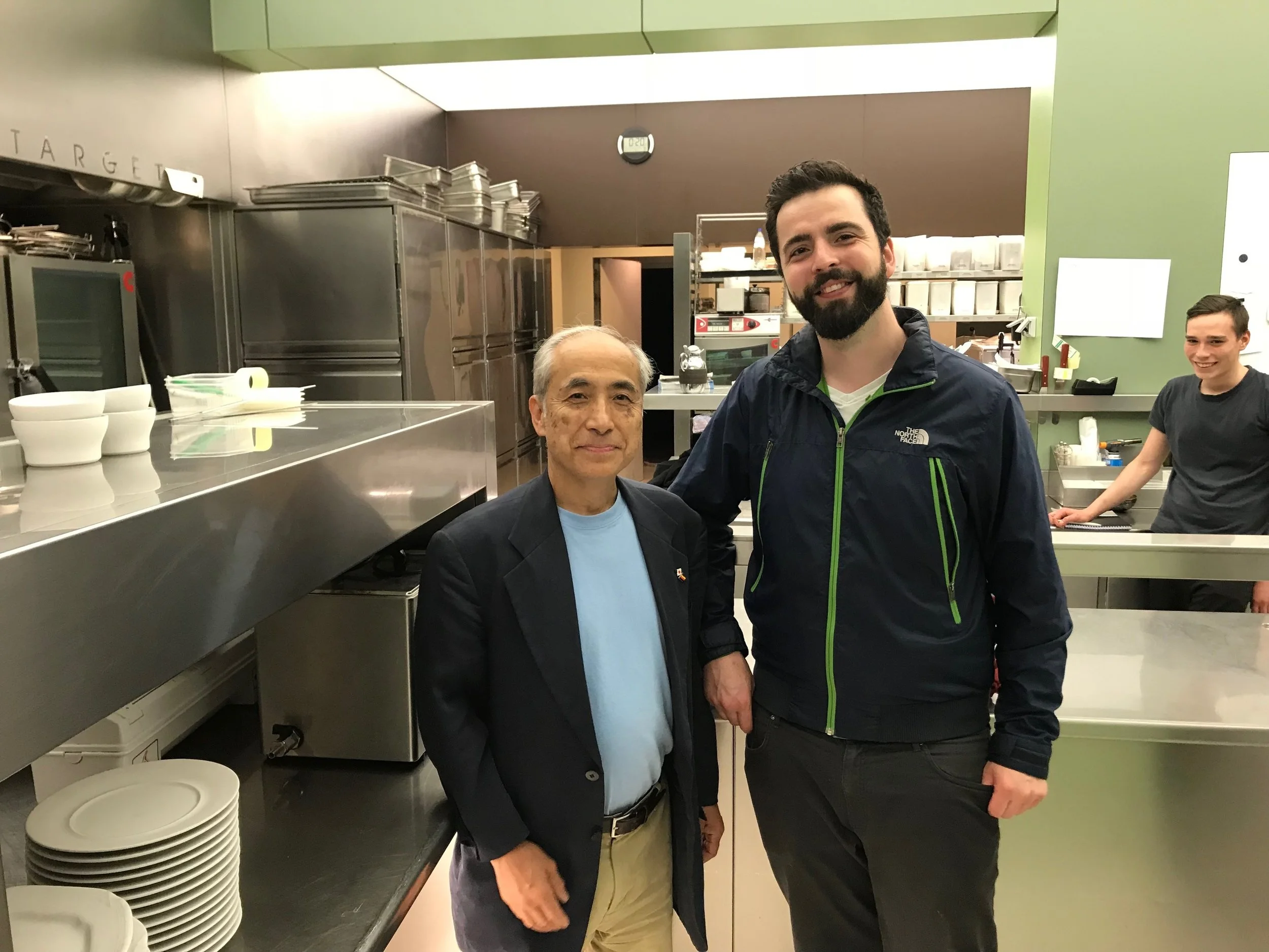 During his annual culinary tour of Europe in May 2019 Chef Shuji reunited with Chef Sebastian Sandor at his restaurant and enjoyed an excellent dinner experience.. As a Chef de Cuisine Sebastian is currently running a two-starred Michelin restaurant “Heritage” in Gent, Belgium.