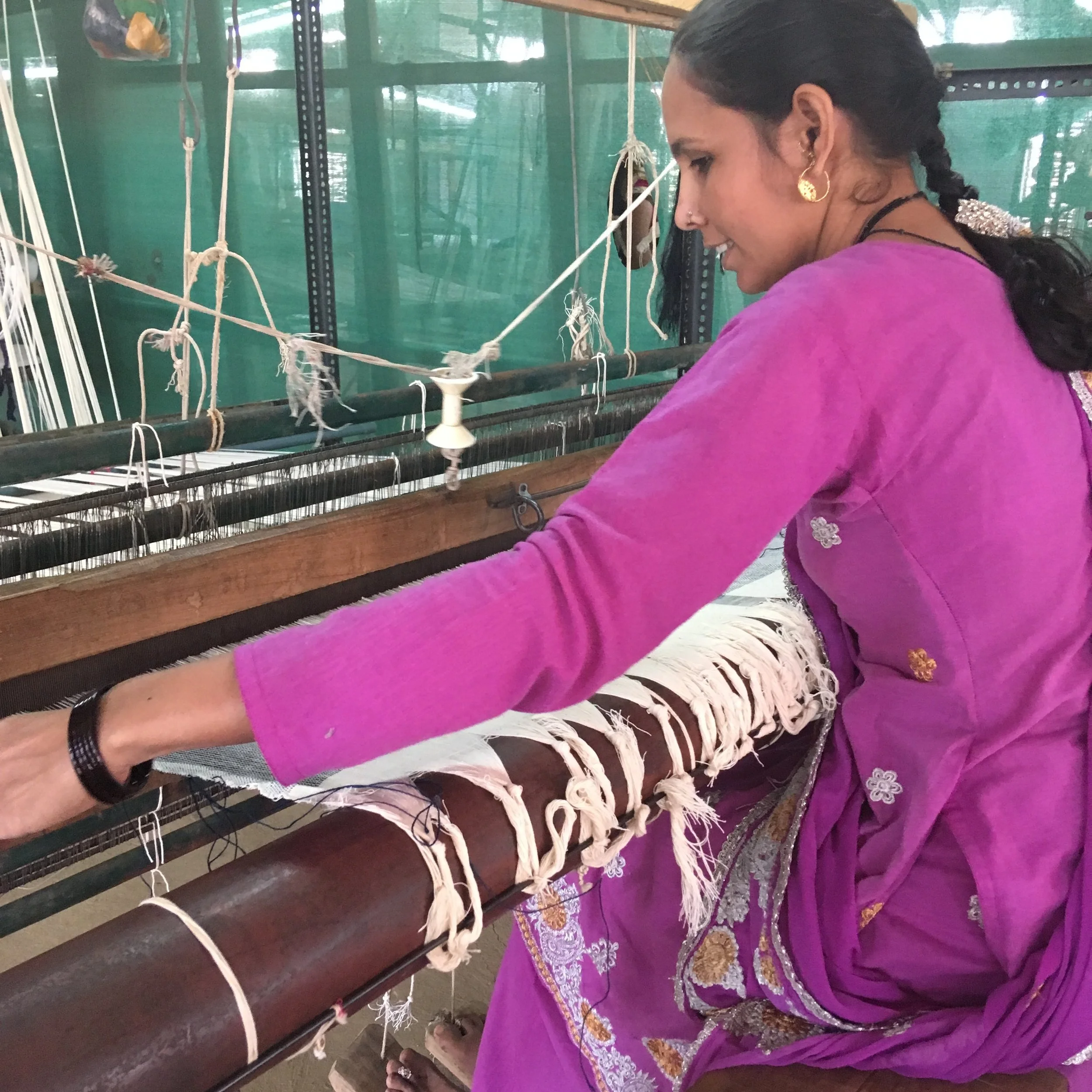hand weaving
