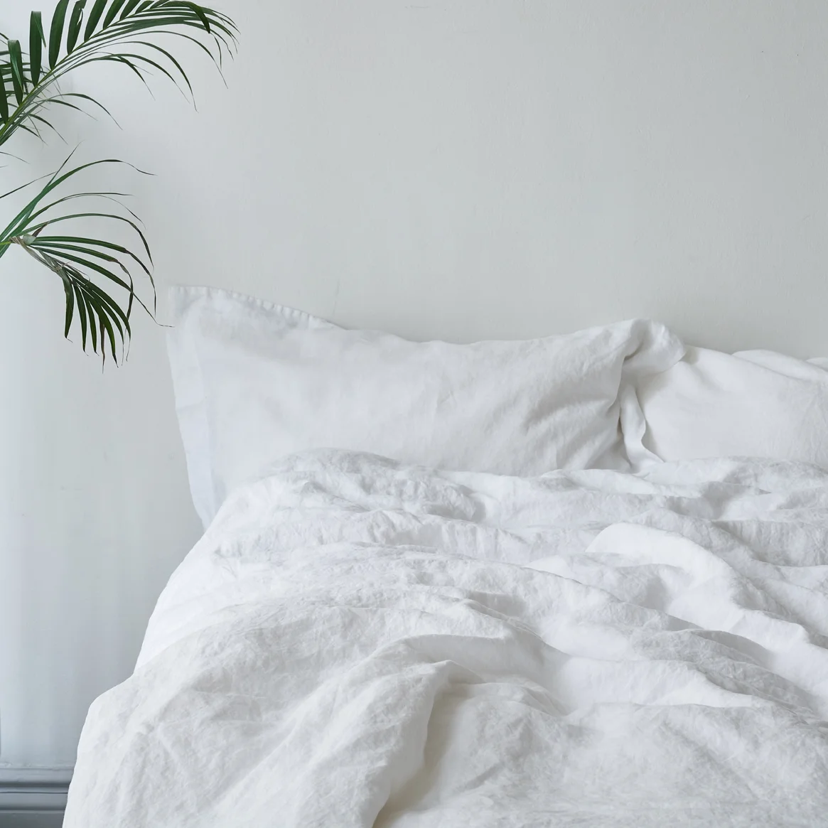 Organic Linen Bedding - White