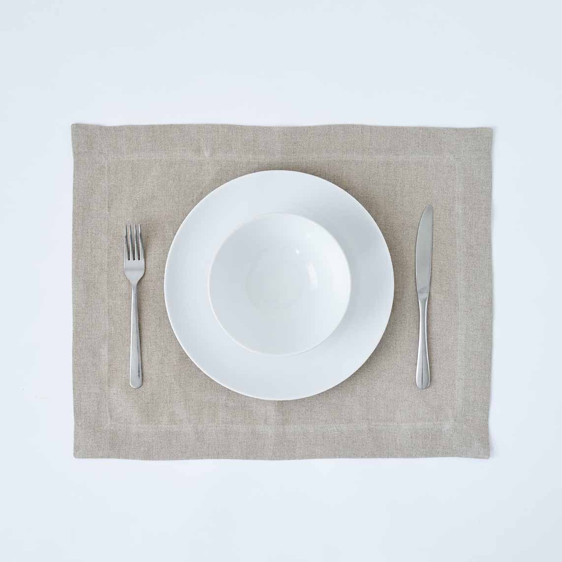 organic linen placemat