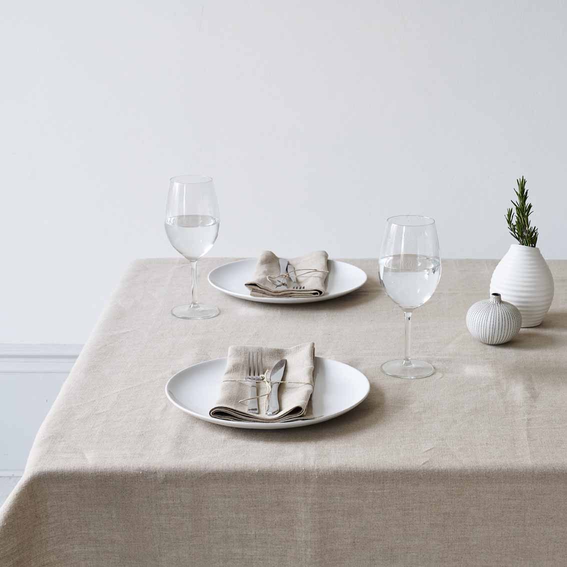 Organic Linen Table Cloth