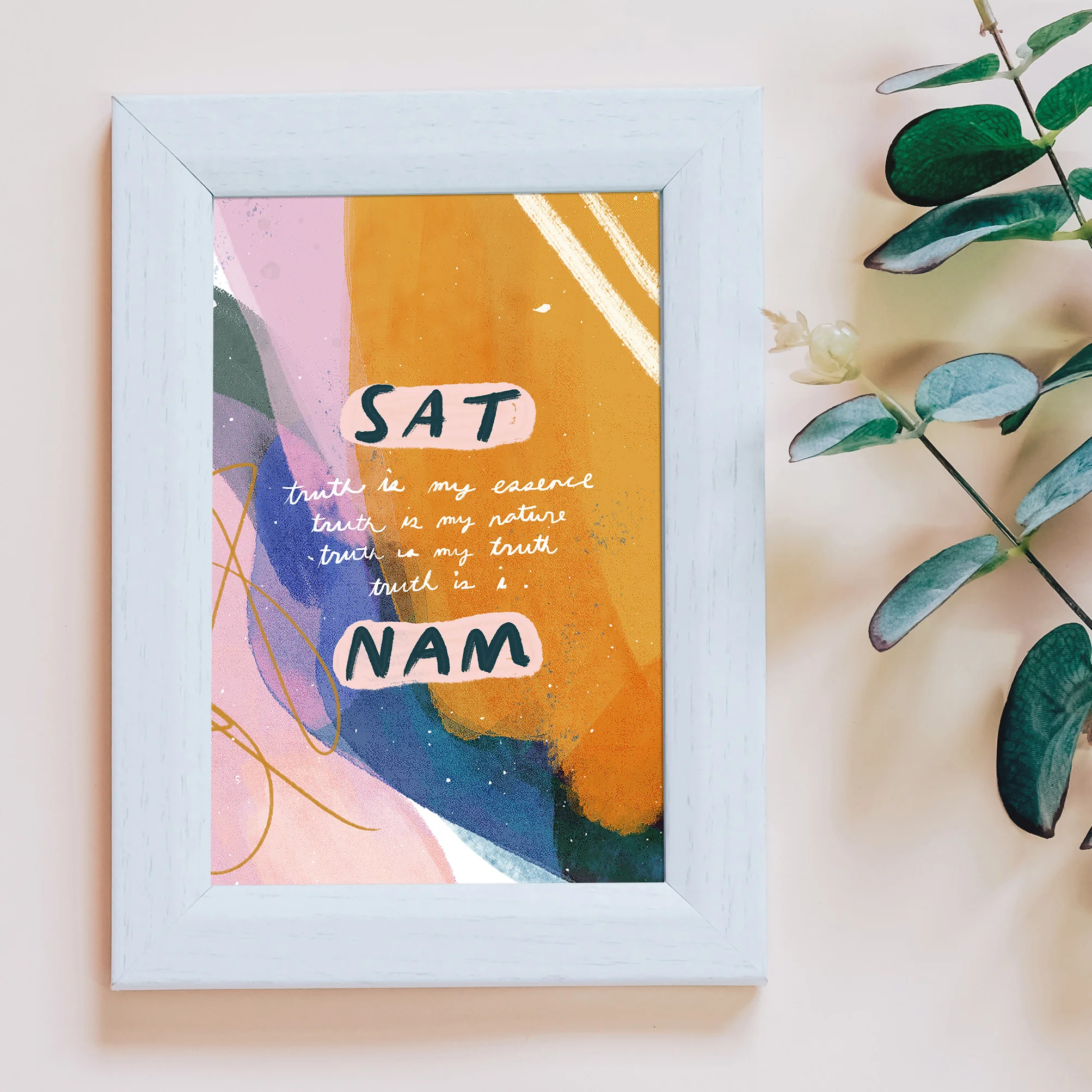 Sat Nam / Mantra Art Print