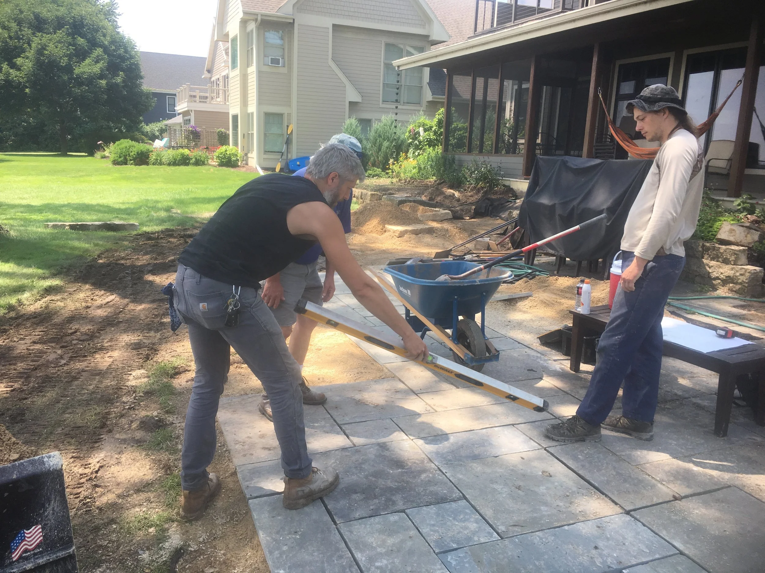 Bluestone Patio - With Peter N - Second Nature Landscapes