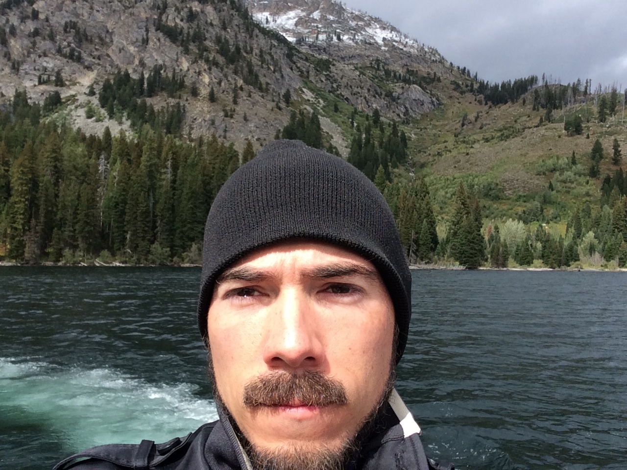  Cruisin' on Jenny Lake in the Tetons.&nbsp; 