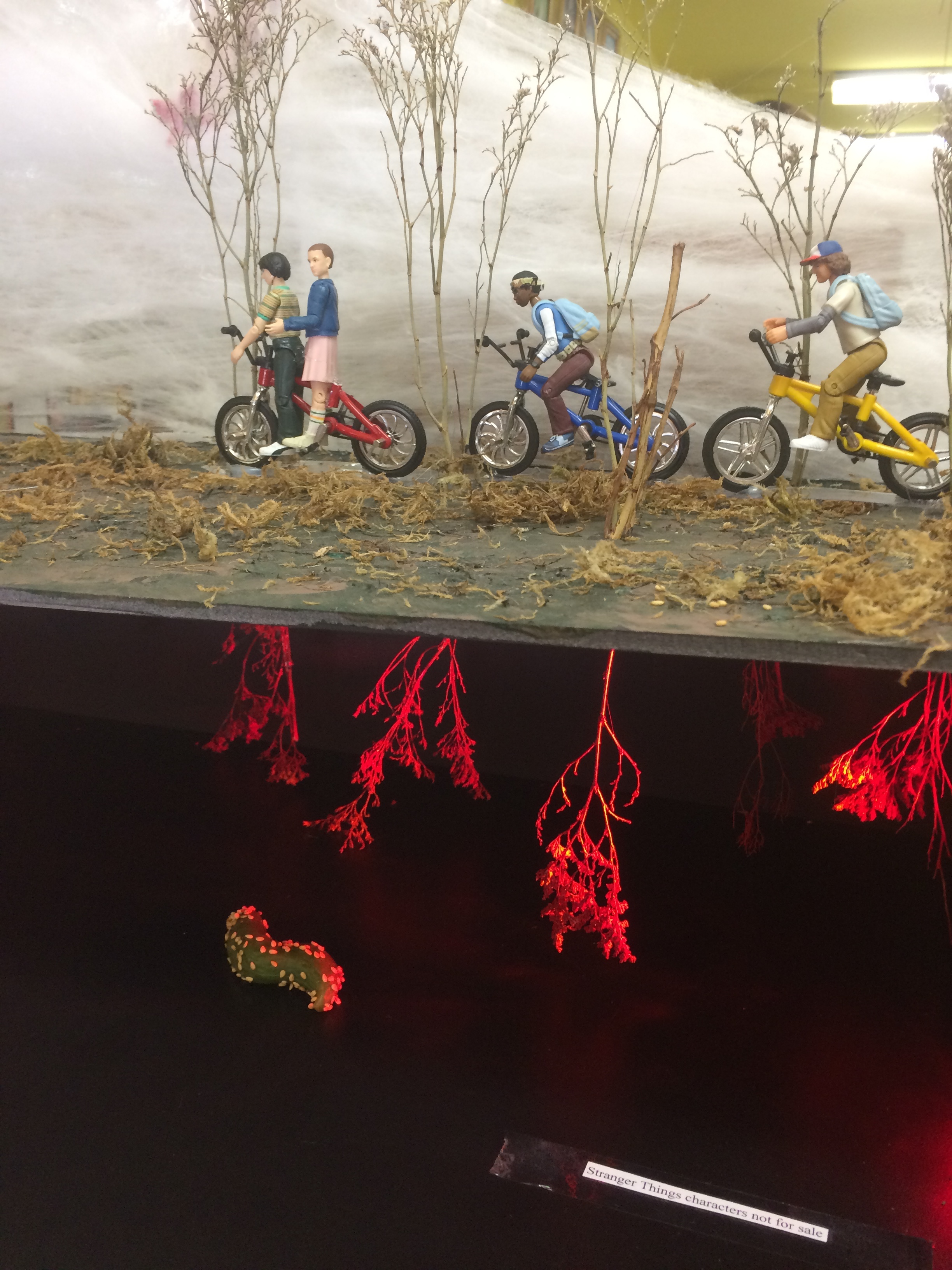  Stranger Things diorama at Archie McPhee's! 