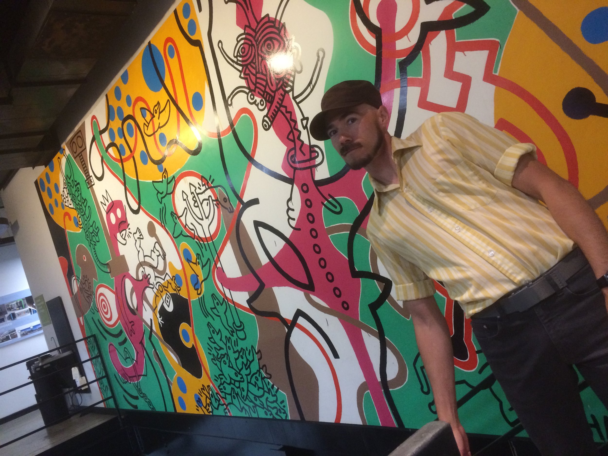 Found one of Keith Haring's last murals!