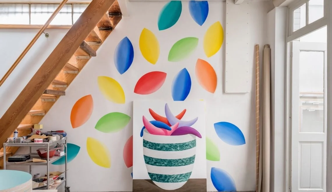 Peg Trezevant's dream wall (courtesy of Nicholas Party)