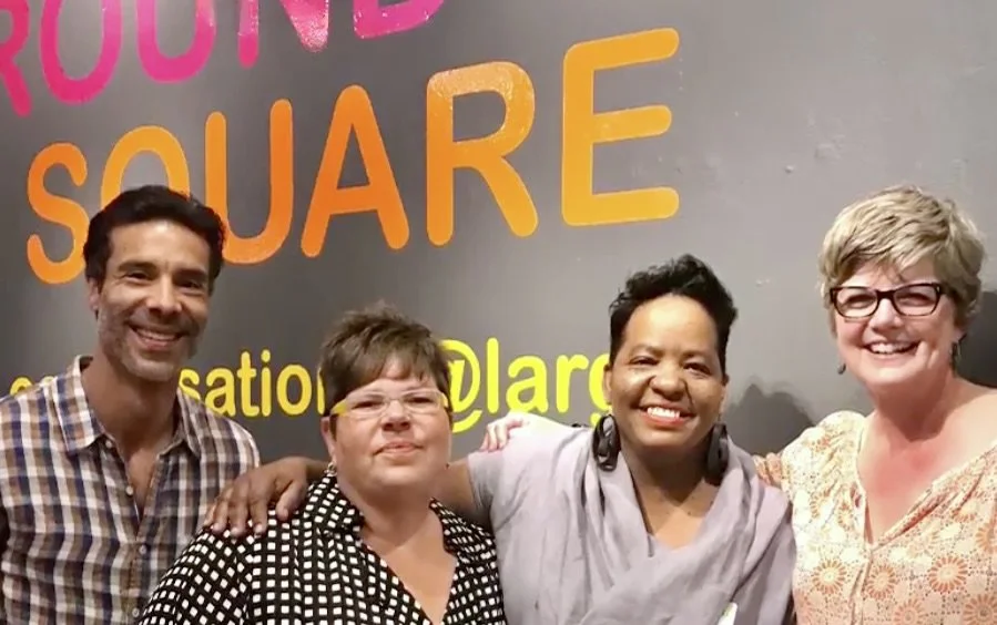 Edgar Sanchez Cumbas, Babette Herschberger, Kendra Frorup, and me