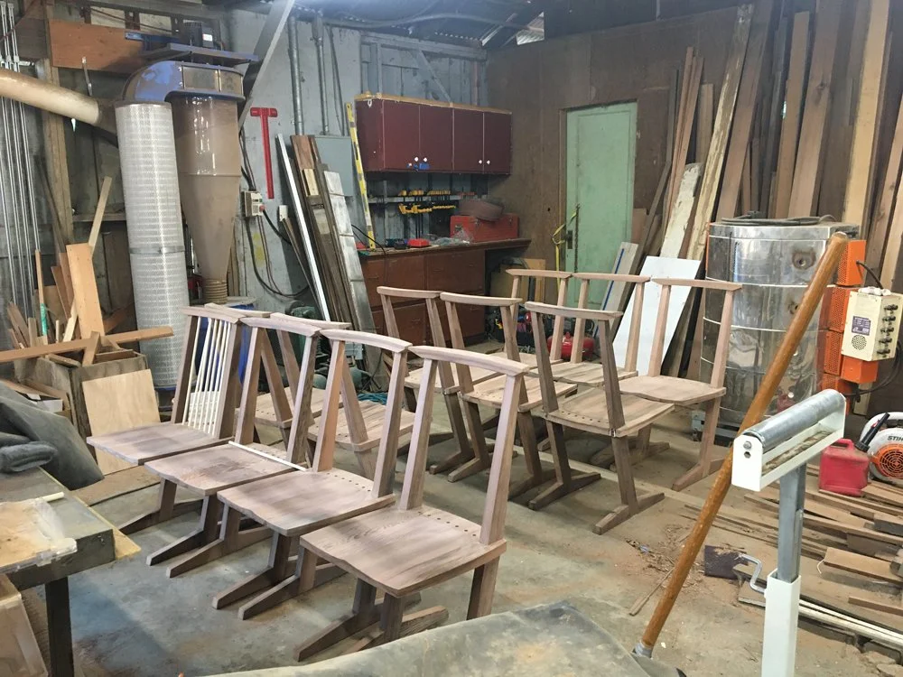 Redwood Conoid Chairs