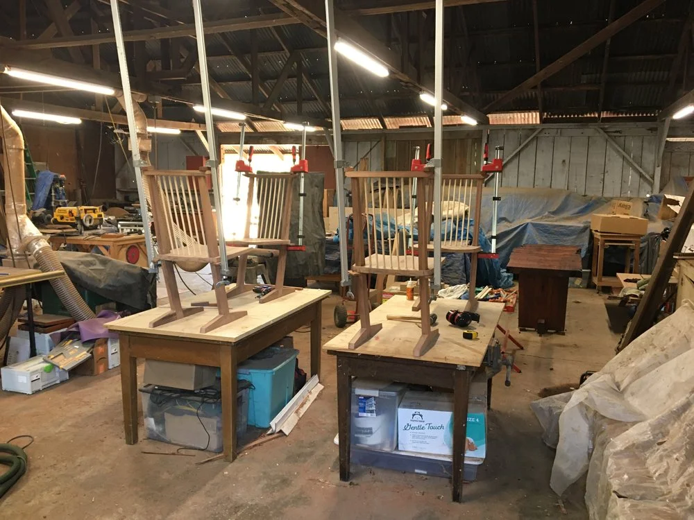 Redwood Conoid Chairs