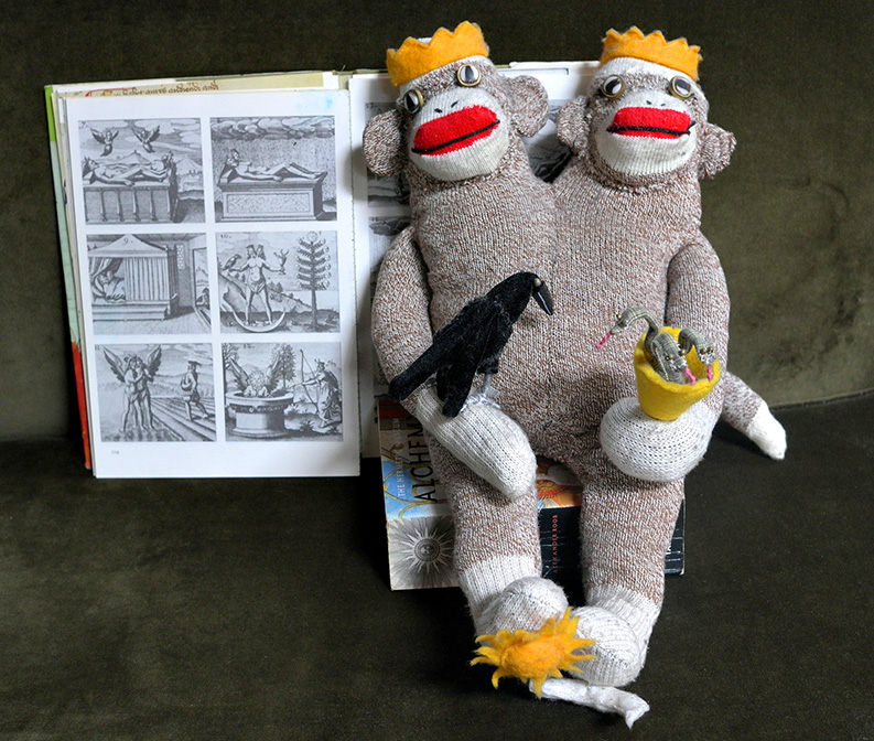 Alchemical Hermaphrodite Sock Monkey (2007)