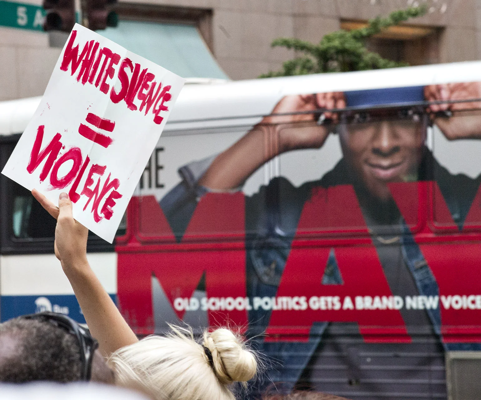  Anti-Trump Demonstration, Fifth Avenue, NYC 