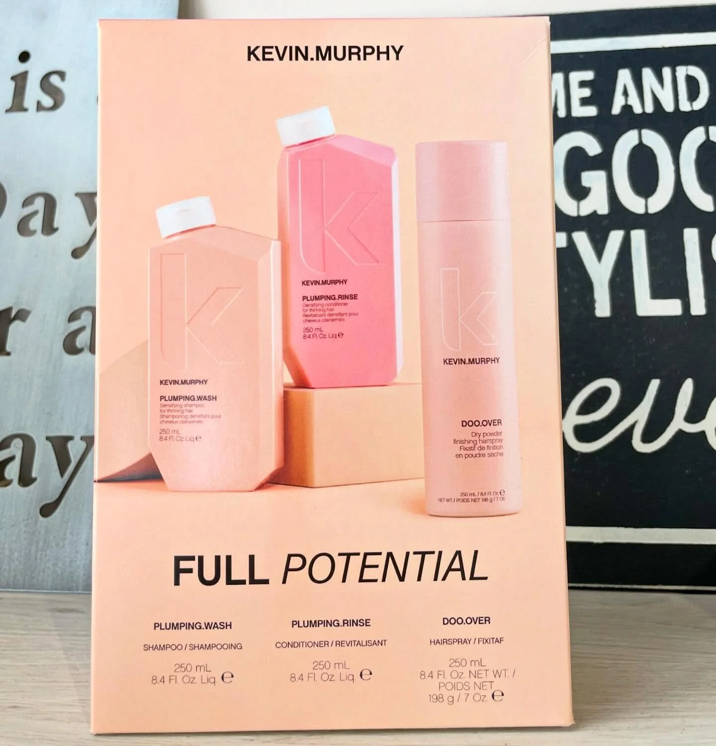 Unlock your full potential with @kevin.murphy.australia Plumping pack!
 The plumping line is designed to broaden the strands of your hair to give you extra body!! Ideal for anyone with thin, fine or flat hair! 💕💕