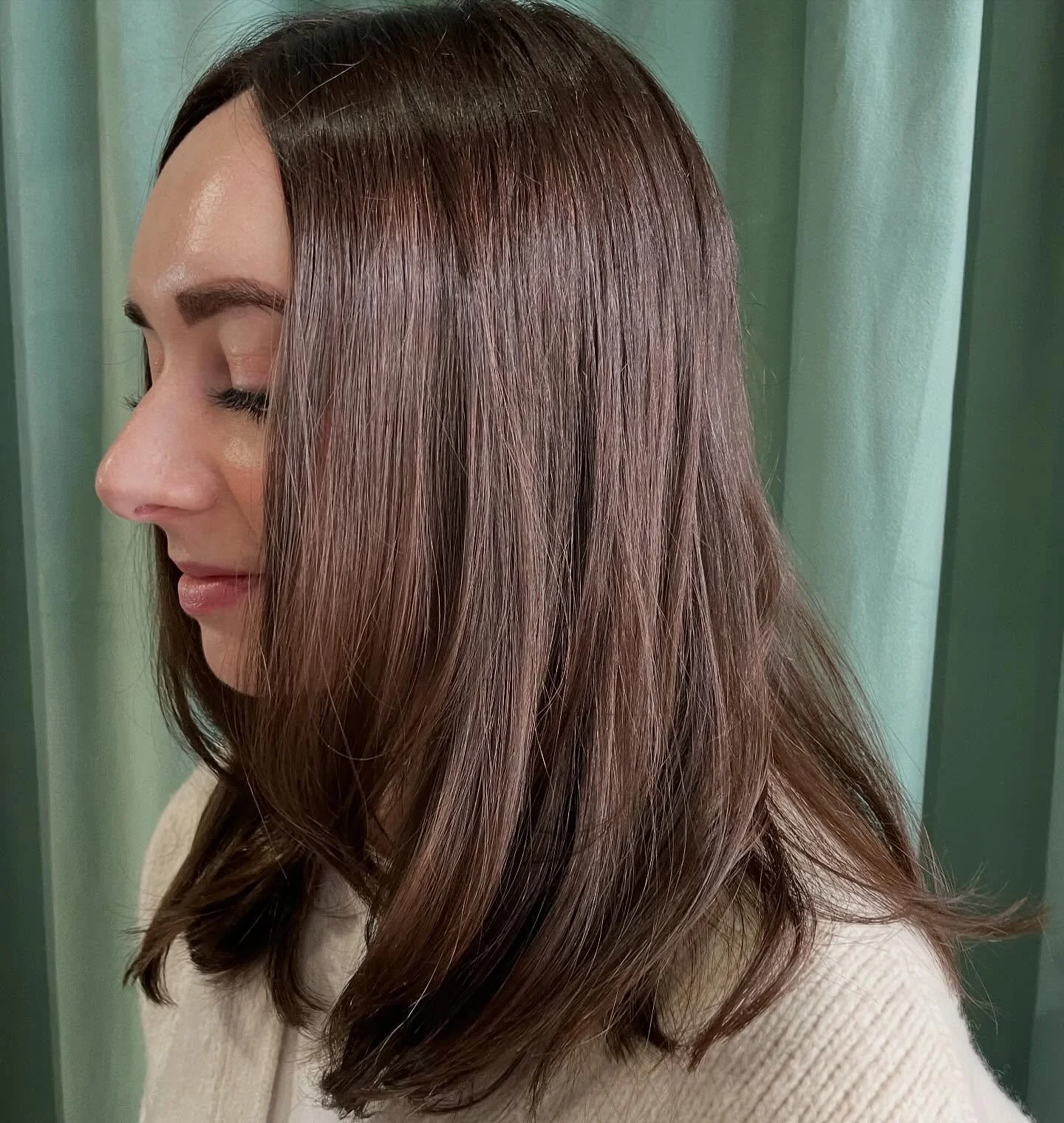 This client wanted a change! 🥰 it turned out beautiful, a new look for spring! ✨