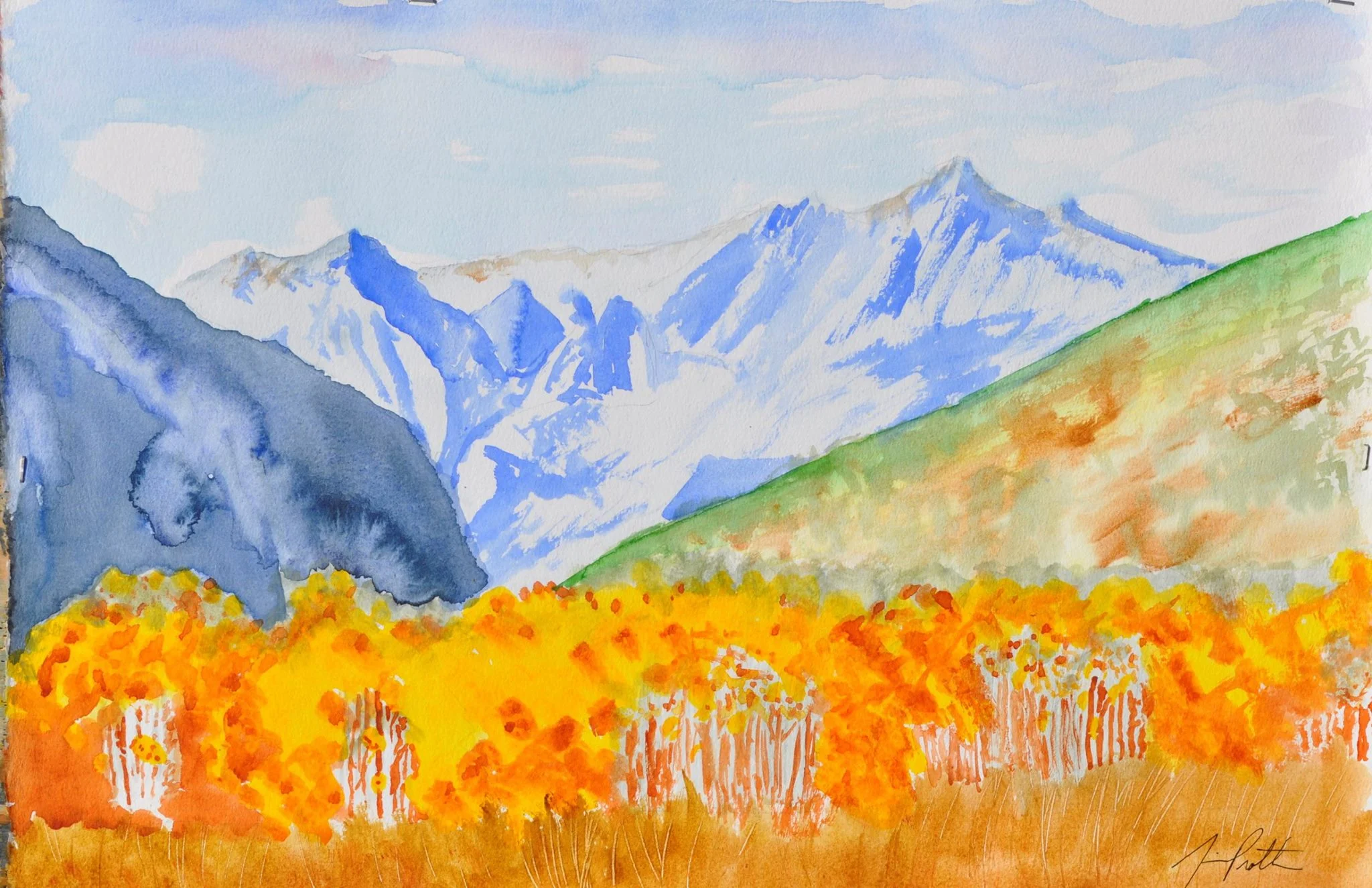 Mt Baldwin from McGee Creek