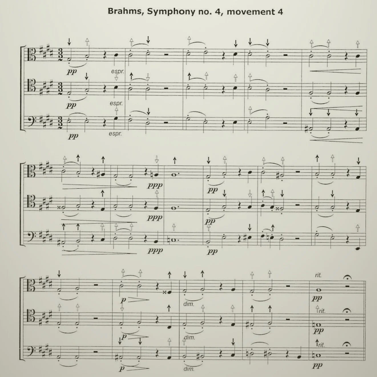 Intonation study excerpt from Benjamin Coy