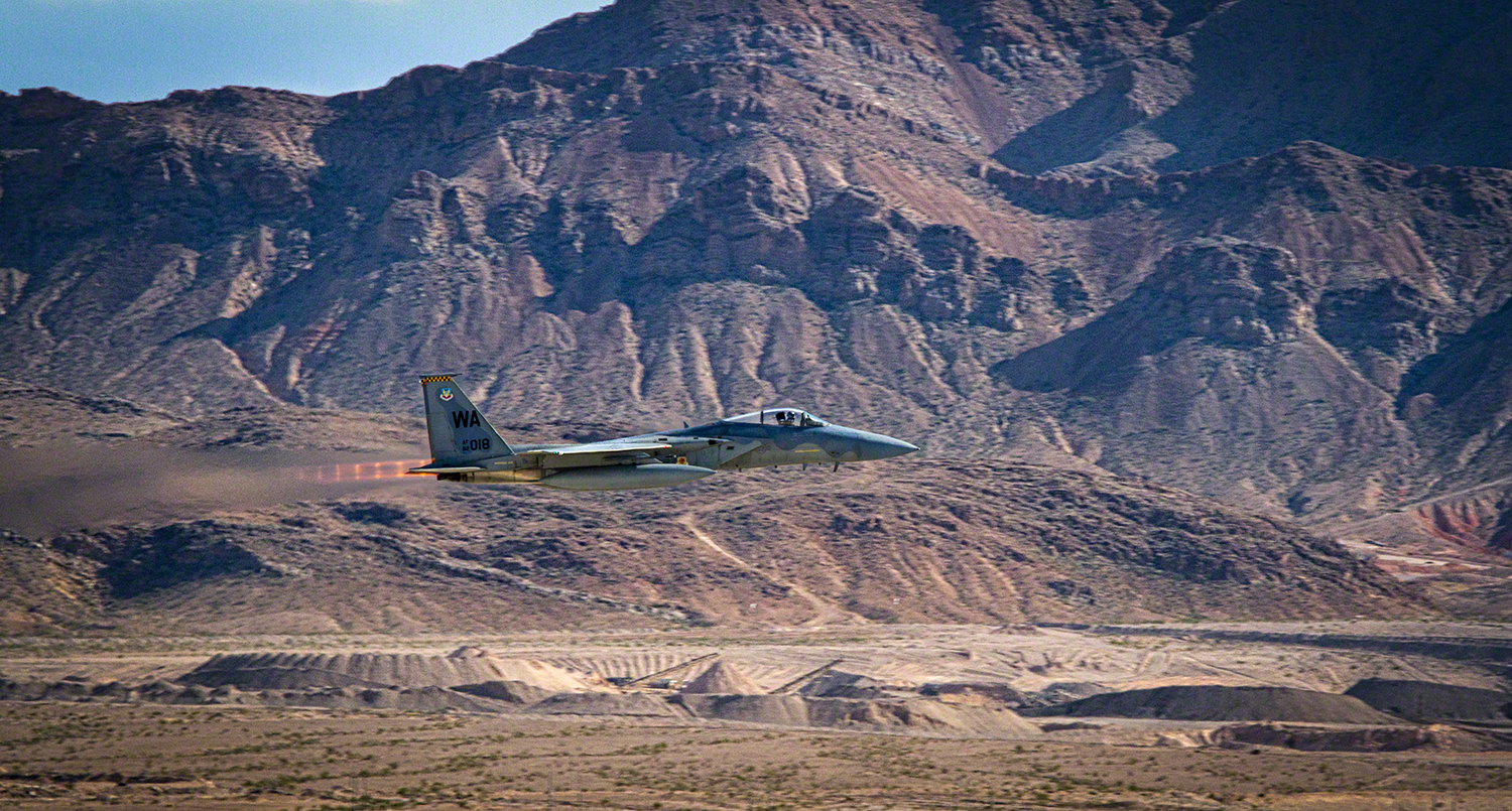 Burner Takeoff, Nellis AFB, Nevada