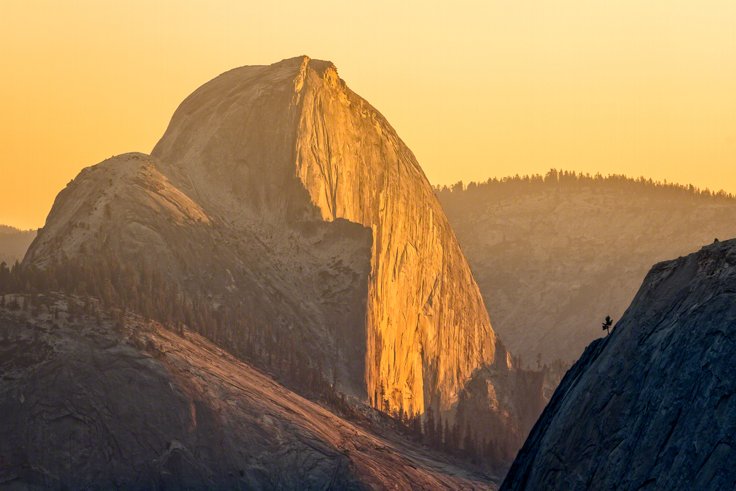 Golden Half Dome, Yosemite National Park