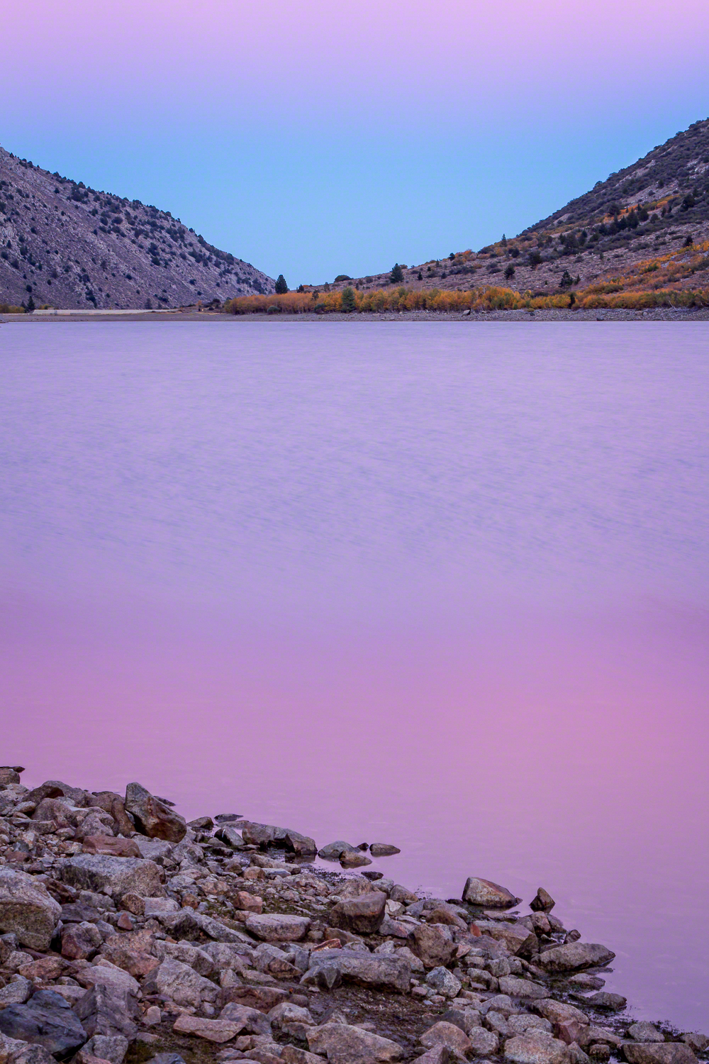 Pastel Lake Reflections, Sierra Nevada Mountains