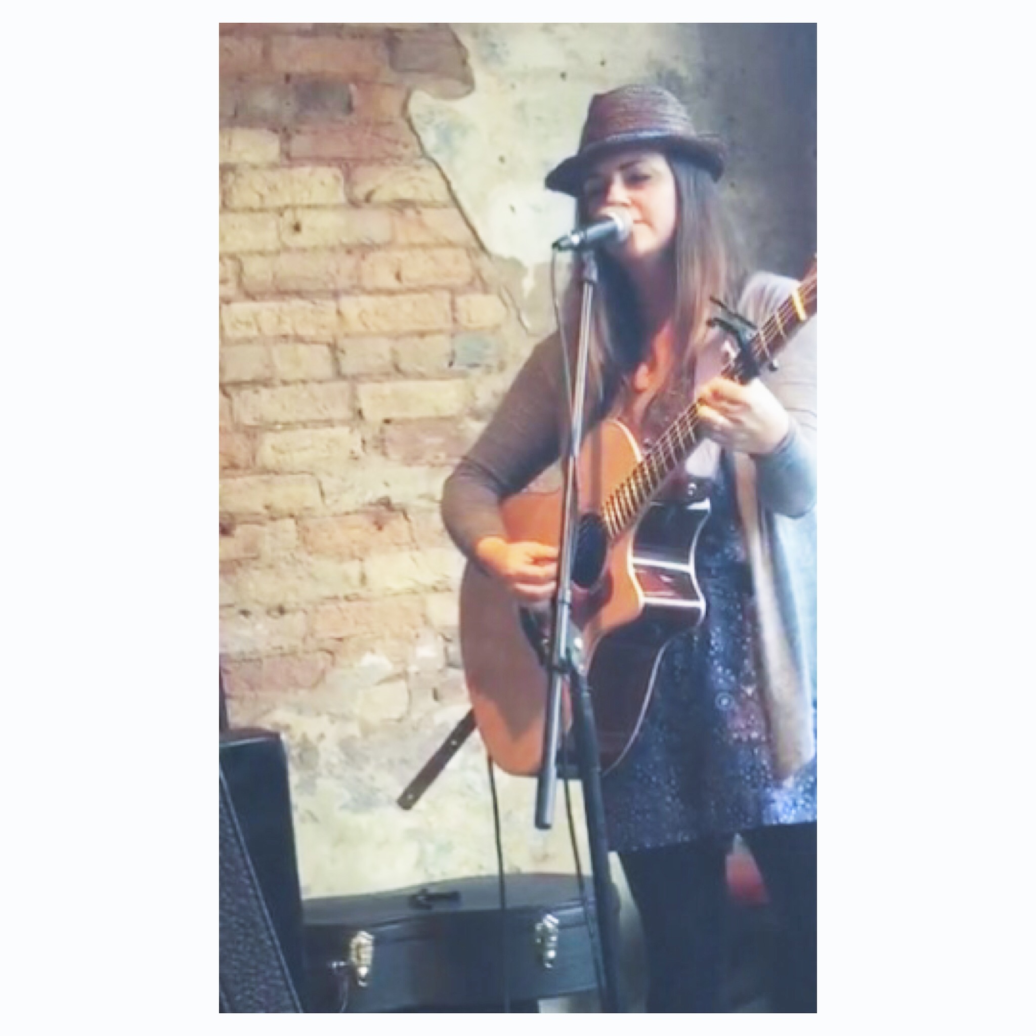 I brought my guitar and sang some too;)