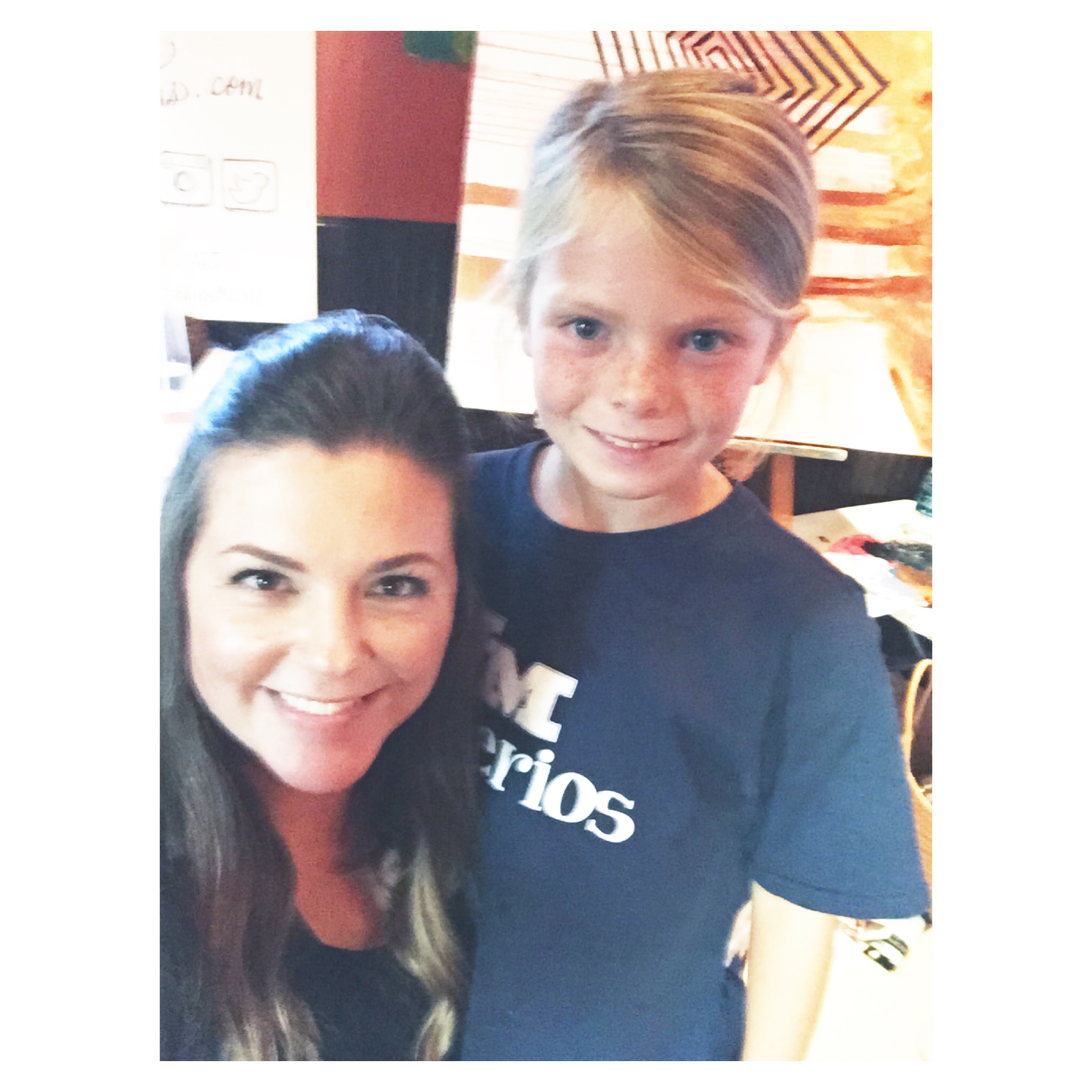 My sweet niece came to visit me;)
