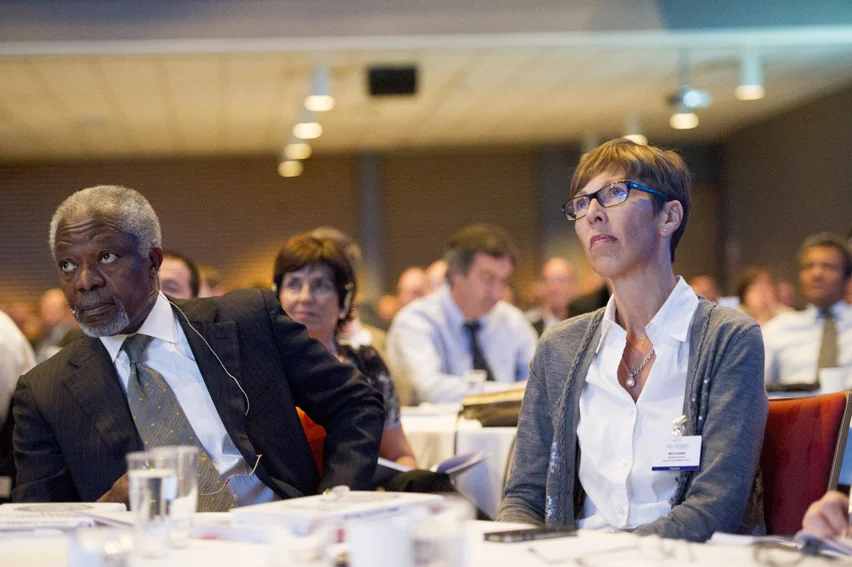 From an "impossible" idea to reality: Hosting Kofi Annan during AquaVision 2012 