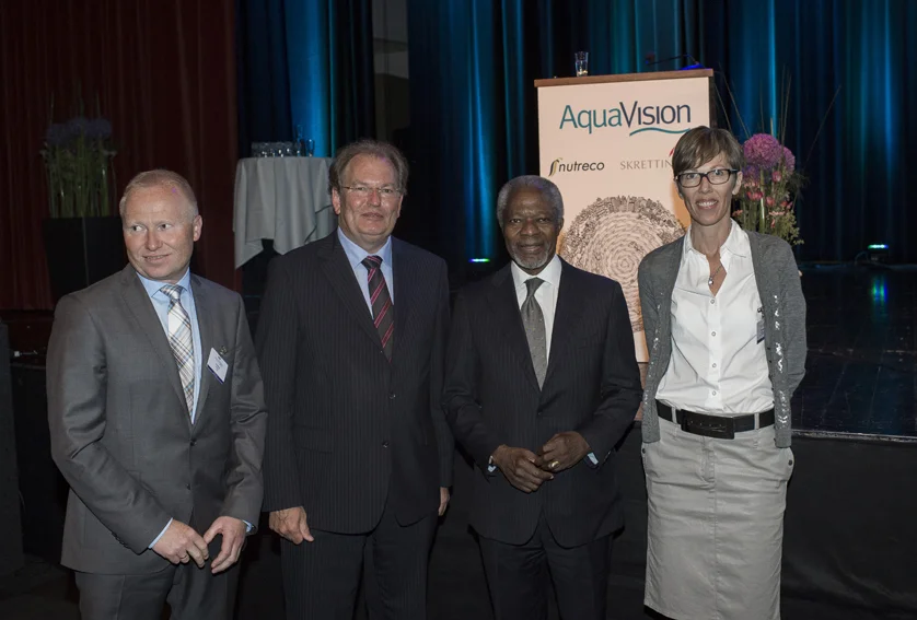AquaVision 2012 rated best ever. 420 business leaders from all over the world engaged in "how to feed the future in a sustainable way"