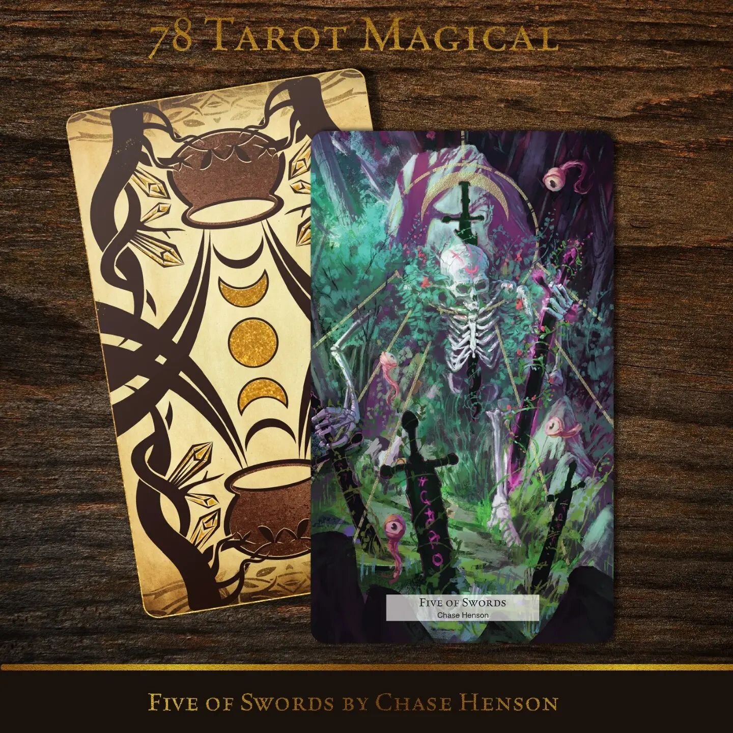 @78tarot just launched their kickstarter for this tarot deck! Go to the page to get to the kickstarter! I can't wait to work with them again!