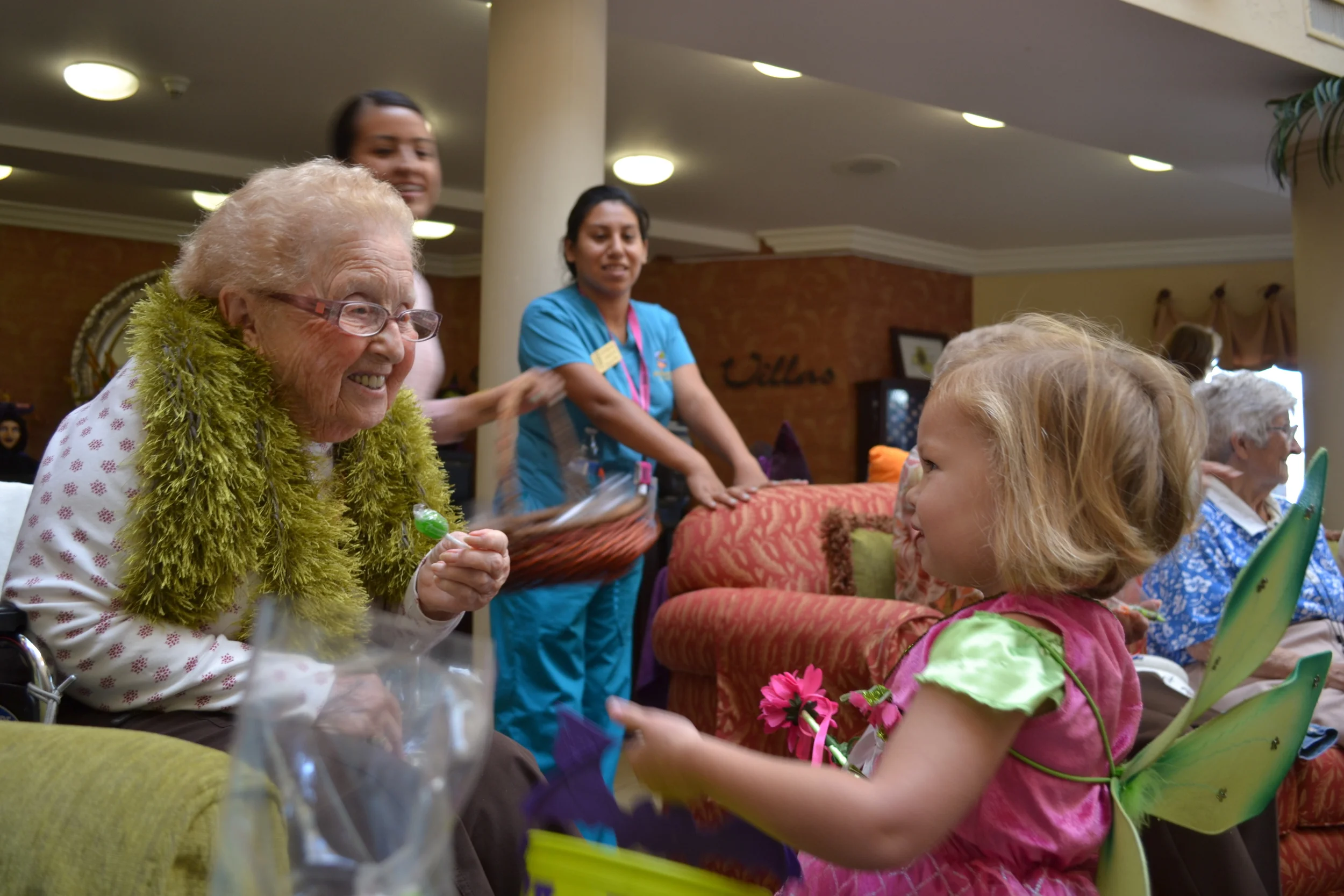 LMG Visit to Brooksby Village to Spread Holiday Cheer!