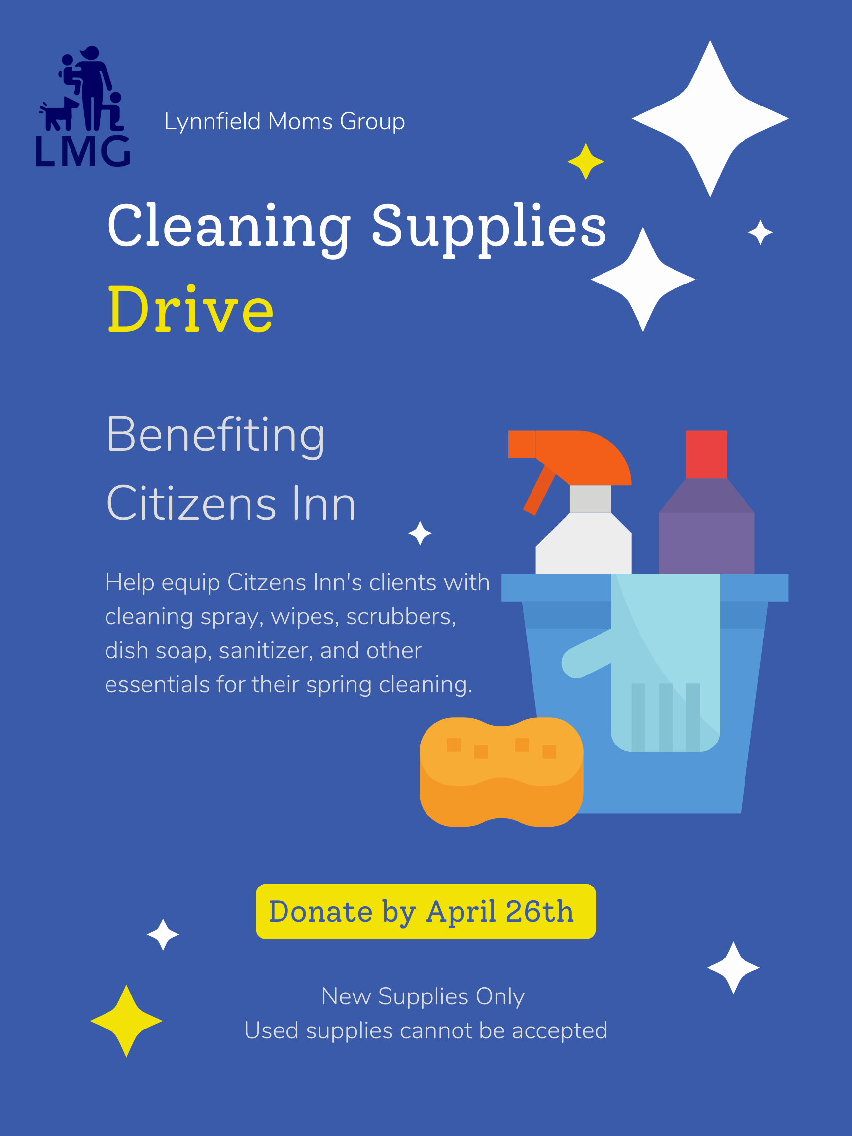 LMG Cleaning Supply Donation Drive Ends