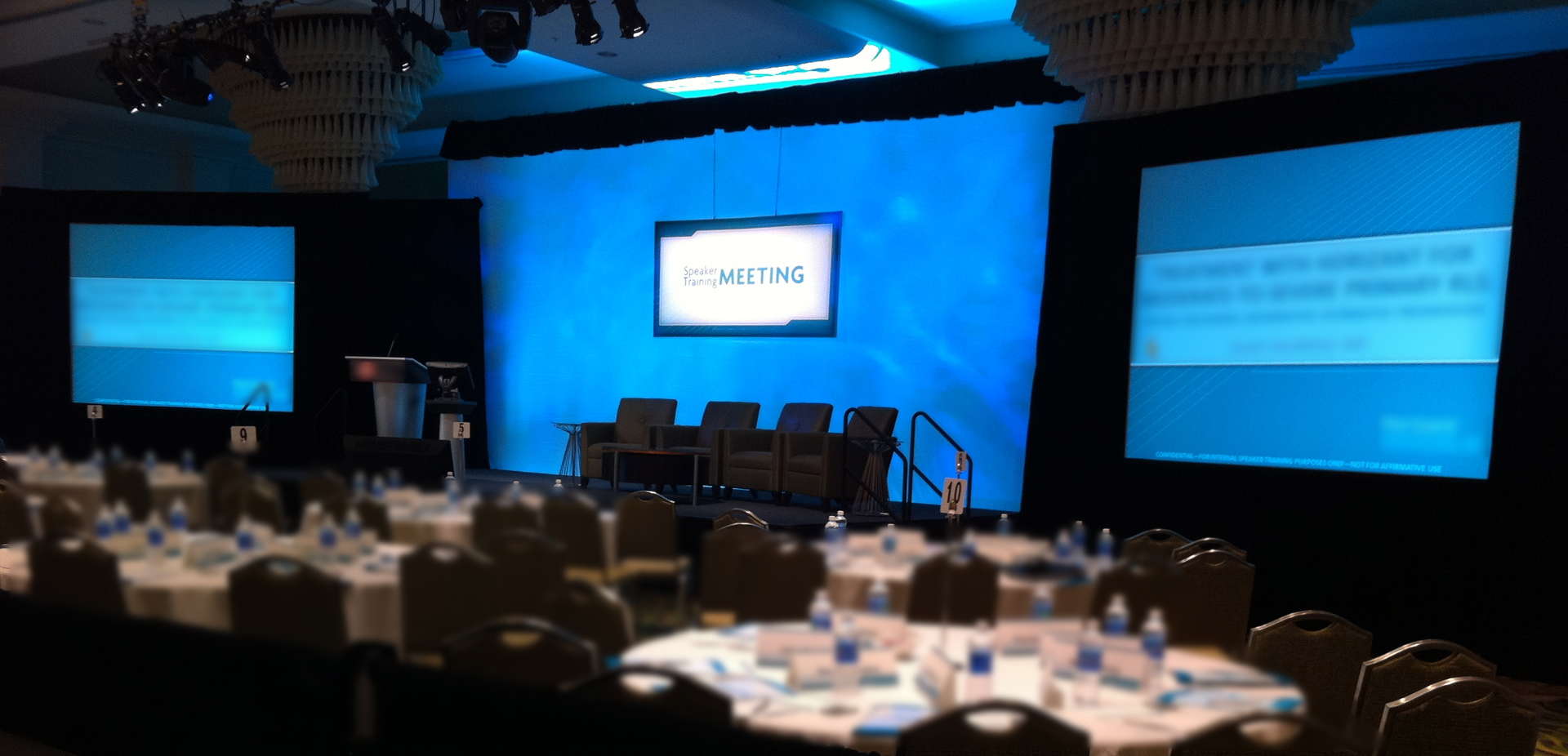  SONUS Provided AV Rental and Production Services for Corporate Client from Raleigh Durham NC and Greater Philadelphia locations