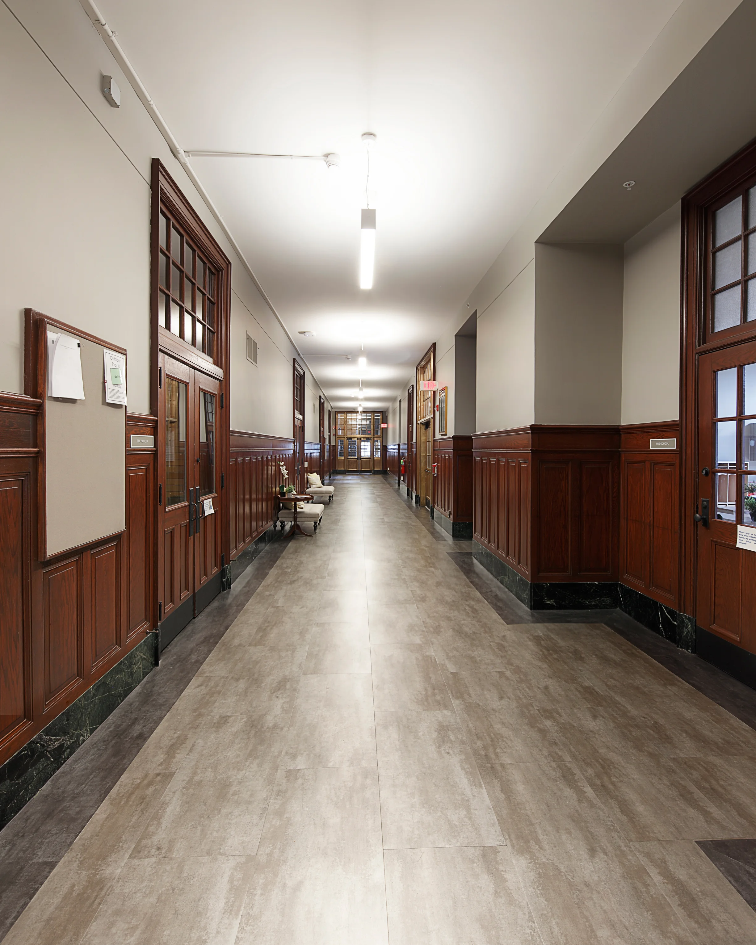 Restored Main Corridor