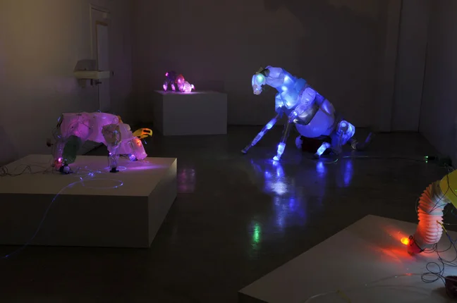  Unsustainable Creatures II, solo installation at The Wedge, Woodbury University, April 2010 