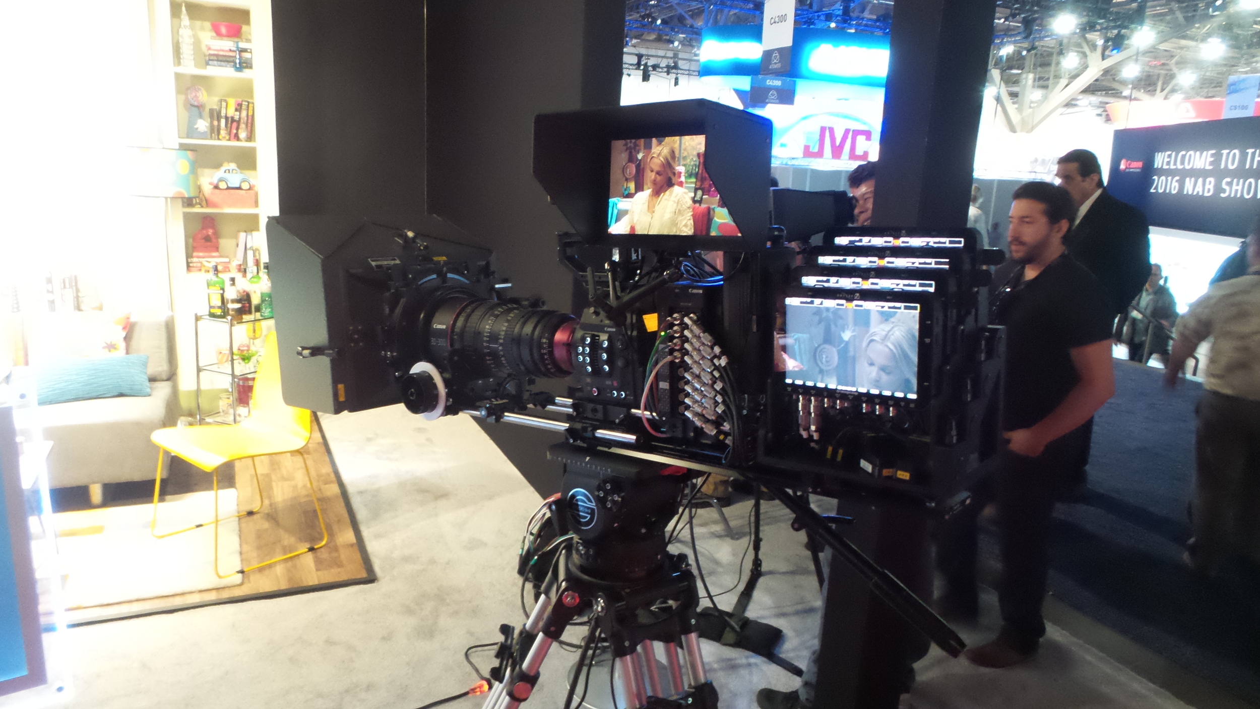 Canon displays an 8K camera