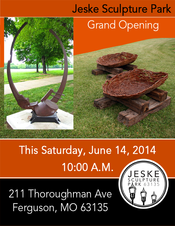 Jeske Sculpture Park, Opening Poster