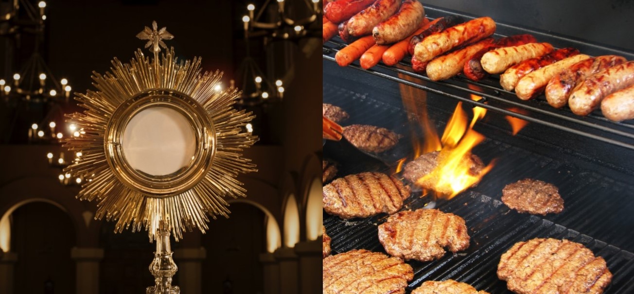 Monstrance and Cook-Out.jpg