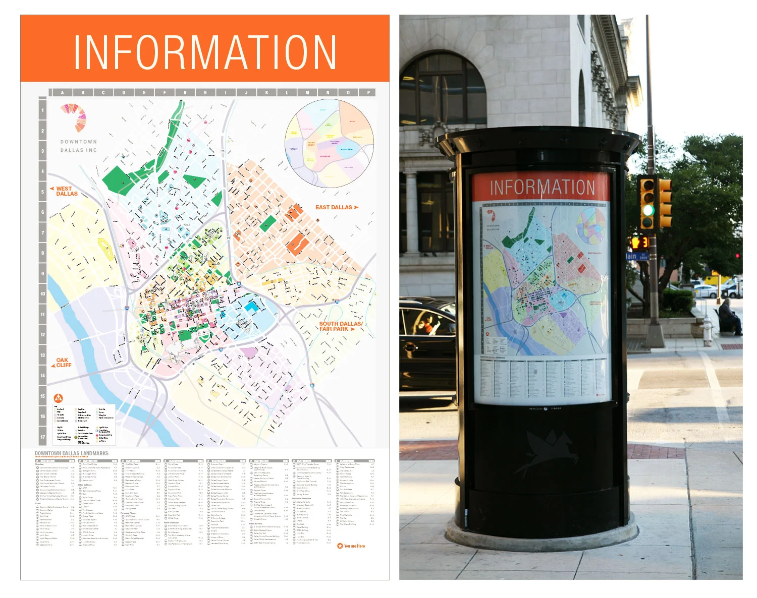 Downtown Dallas District Map