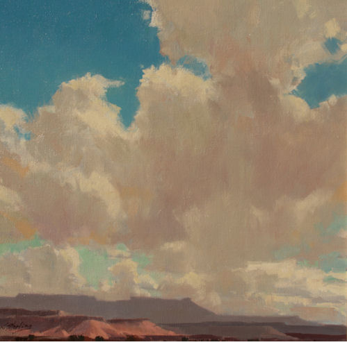 Big Storm Coming, 20 x 20, Oil on Linen, LaFave Gallery