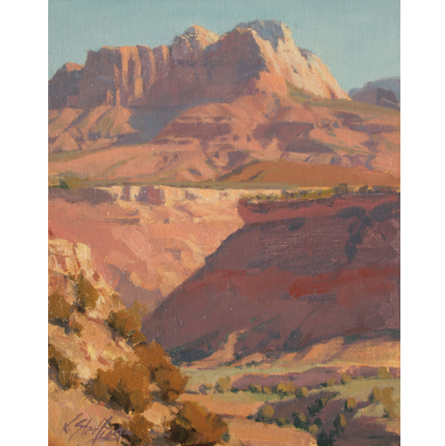 Kinesava From the By-Way, Oil on Linen Panel, LaFave Gallery