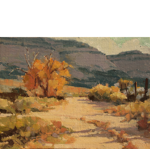 Cove Road Autumn, 9 x 12, Oil on Linen Panel