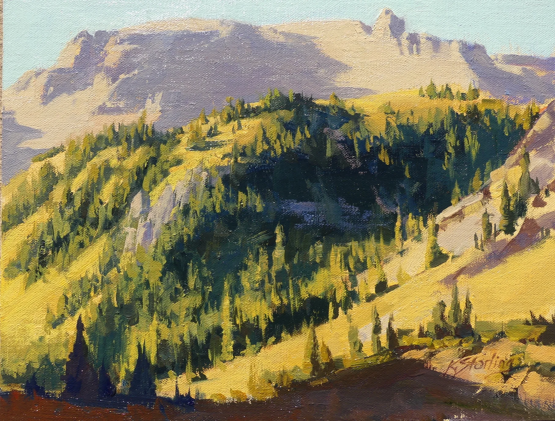 High Mountain Autumn 10 x 12