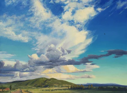REMNANT OF AN EVENING STORM 30 X 40