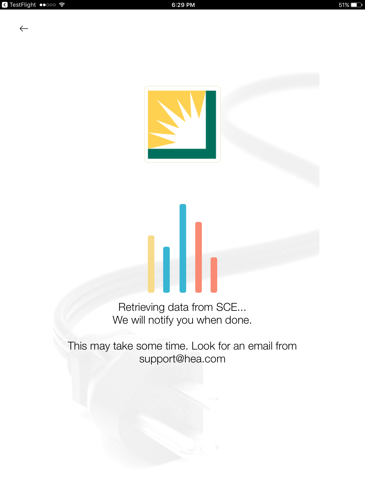 Awaiting data from SCE