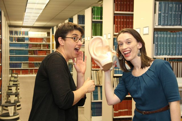 Librarians test their game at Texas State University's Alkek library!